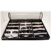 Image 1 : BLACK CASE WITH 15 ASSORTED SUNGLASSES AND/OR