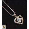 Image 1 : NEW CLEAR HEART 925 STERLING SILVER NECKLACE