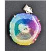 #1-NATURAL RAINBOW SOLAR QUARTZ PENDANT