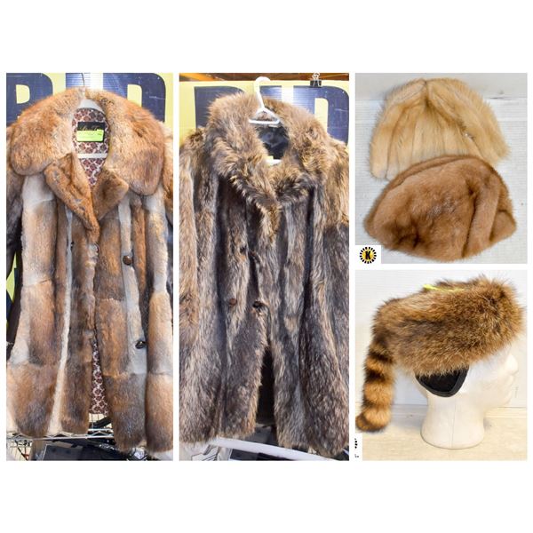 FEATURED LOTS: FUR COATS / HATS