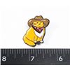 Image 1 : NEW CHUBBY COW BOY CAT LAPEL PIN