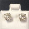 Image 1 : BZ1217-52 14K MOISSANITE EARRINGS