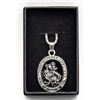 Image 1 : SAINT CHRISTOPHER PENDANT WITH 24 " CHAIN