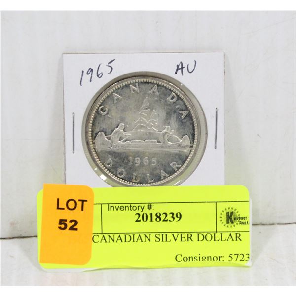 1965 CANADIAN SILVER DOLLAR