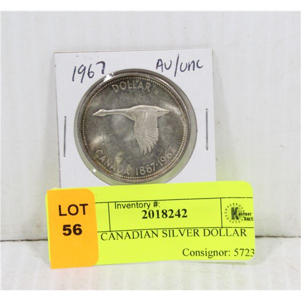 1967 CANADIAN SILVER DOLLAR