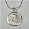 Image 1 : BZ1217-74 SILVER 16" NECKLACE