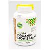 Image 1 : PLANT VITAL ORGANIC LIONS MANE 120 VEGAN CAPSULES