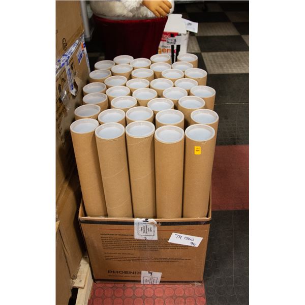 BOX OF 2FT SHIPPING TUBES