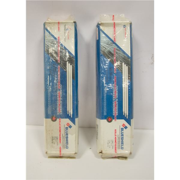 2 PACKS OF BLUESHIELD 5/32" X 14" ELECTRODES