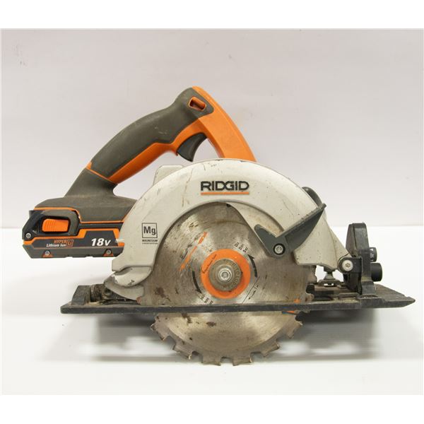 RIDGID 6.5  18V CIRCULAR SAW