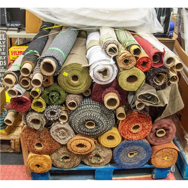 LARGE PALLET LOT OF ASSORTED UPHOLSTRY
