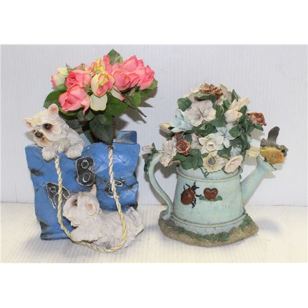 PAIR OF CERAMIC DECOR PCS