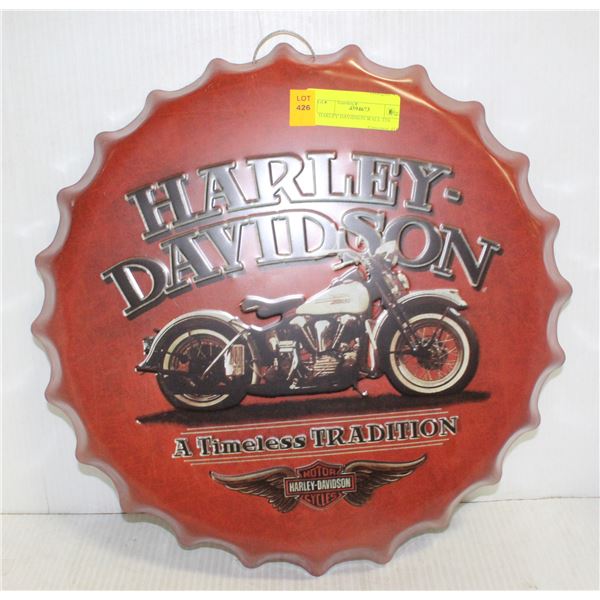 HARLEY DAVIDSON WALL TIN