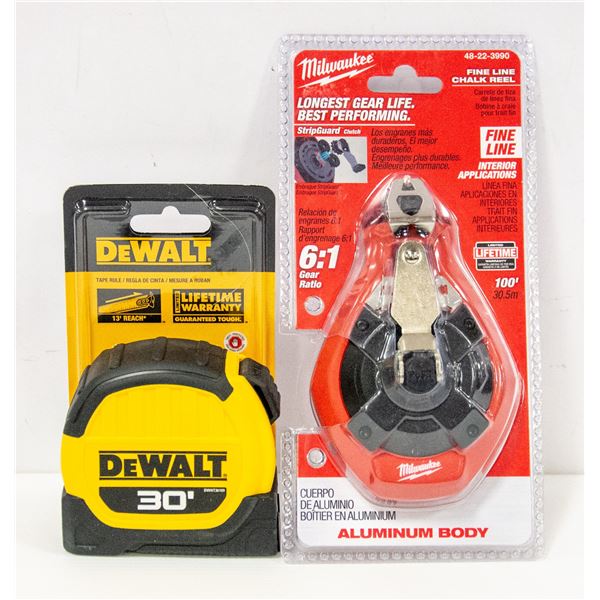 NEW ITEMS DEWALT TAPE MEASURE