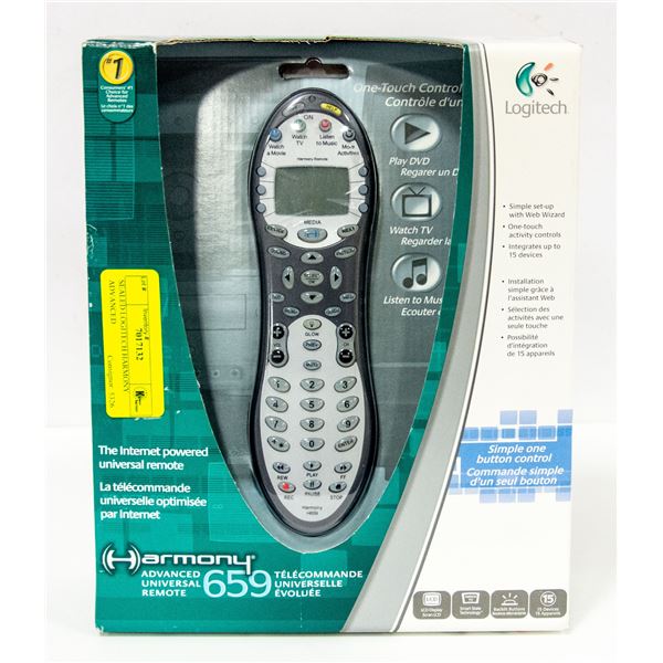 SEALED LOGITECH HARMONY ADVANCED