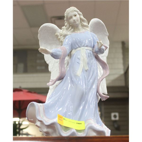 CERAMIC ANGEL FIGURINE H-13.5"