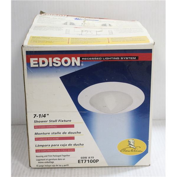 EDISON 7-1/4" SHOWER STALL FIXTURE