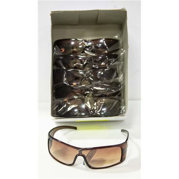 6 PAIRS OF BROWN FENDI REPLICA**SUNGLASSES