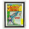 Image 1 : VINTAGE SUPERMAN ACTION COMIC IN FRAME