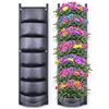 NEW 7 POCKET VERTICAL WALL HANGING PLANTER