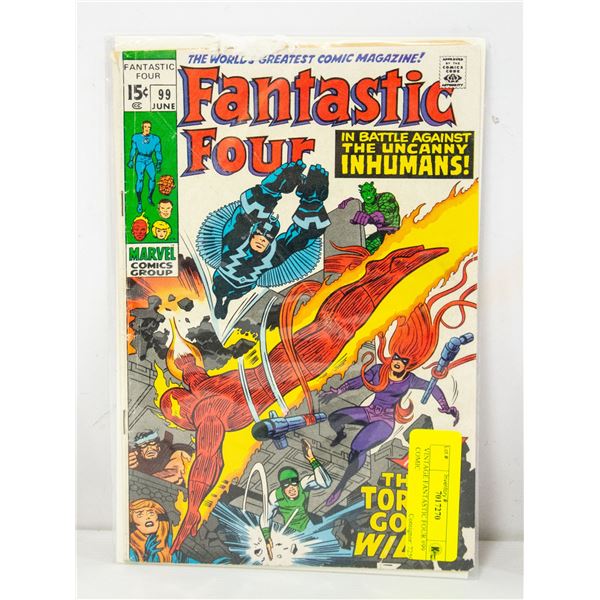 VINTAGE FANTASTIC FOUR #99 COMIC