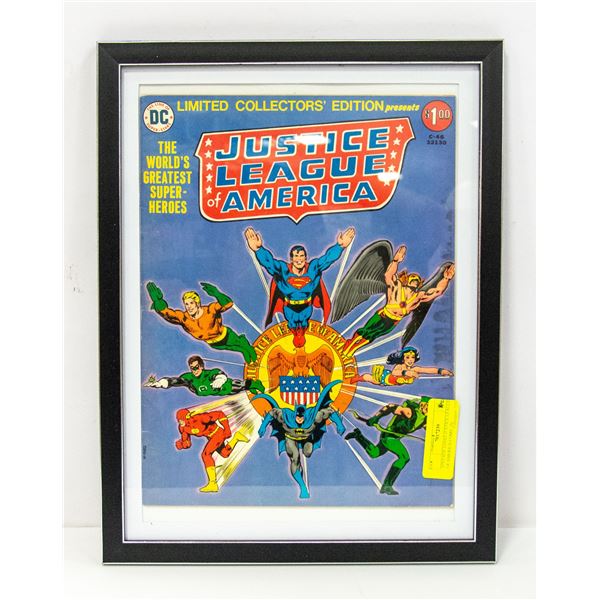 VINTAGE GIANT JUSTICE LEAGUE OF AMERICA COMIC IN