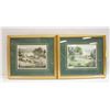 Image 1 : PAIR OF FRAMED PRINTS