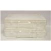 Image 1 : PAIR OF NEW SEALED WHITE PLASTIC CARRYING CASES