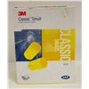 NEW BOX OF 3M CLASSIC SMALL EARPLUGS