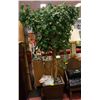 Image 1 : 7 FOOT TALL ARTIFICIAL TREE WITH PLANTER