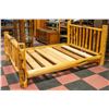 Image 2 : QUEEN SIZE GENUINE LOG BED