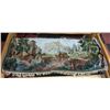 Image 1 : HORSE & CARRIAGE WALL TAPESTRY 60" X 27"