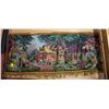 Image 1 : CABIN IN THE WOODS WALL TAPESTRY 60" X 27"