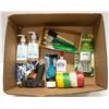 Image 1 : FLAT OF VARIOUS CRAFT SUPPLIES INCLUDES 2 HOT GLUE