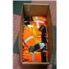 Image 1 : BOX OF SIZE MEDIUM BDG HI-VIZ WORK GLOVES