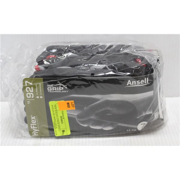 NEW SEALED 12 PACK ANSELL HYFLEX OIL REPELLANT &