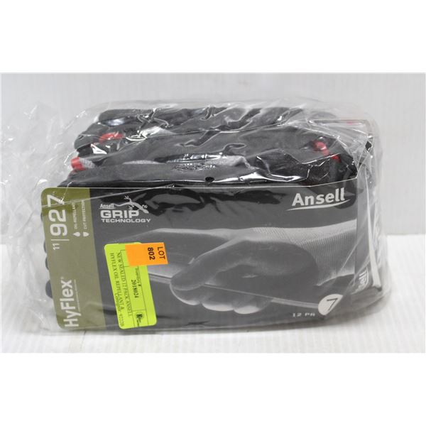 NEW SEALED 12 PACK ANSELL HYFLEX OIL REPELLANT &