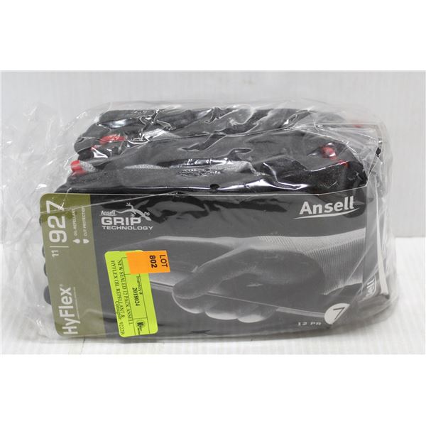 NEW SEALED 12 PACK ANSELL HYFLEX OIL REPELLANT &