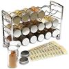 Image 1 : DECOBROS SPICE RACK STAND HOLDER WITH 18 BOTTLES