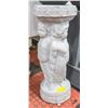 Image 1 : DECOR STAND, 3 CHERUB FIGURES, 25 X 10 IN