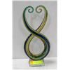 Image 1 : MURANO SWIRL GLASS SCULPTURE