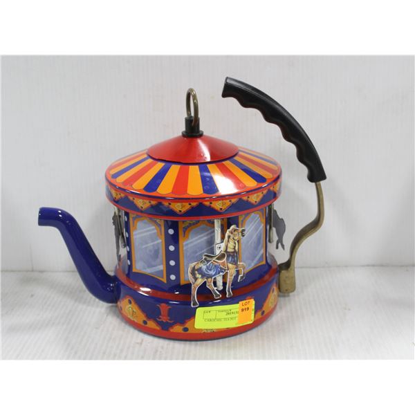 CAROUSEL TEA POT