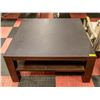 Image 1 : BLACK SQUARE COFFEE TABLE APPROX H-18" W-40" L-40"