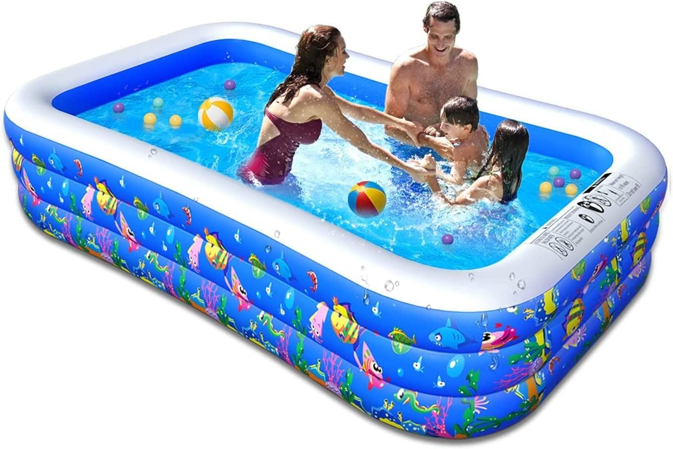 BRAND NEW FAMILY INFLATABLE SWIMMING POOL WITH