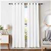 NEW AMZ BASICS BLACKOUT CURTAIN SET WITH GROMMETS