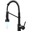 Image 1 : NEW AIMADI LED MATTE BLACK KITCHEN FAUCET WITH