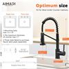 Image 3 : NEW AIMADI MATTE BLACK PULL DOWN KITCHEN FAUCET