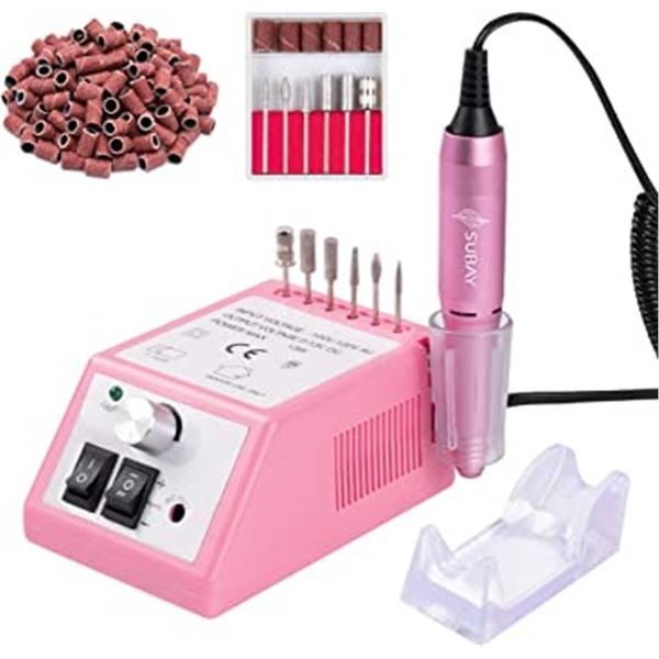 NEW PINK NAIL DRILL SET