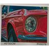 Image 1 : NEW DIY PAINT BY NUMBERS 50CM X 40CM RED CAR