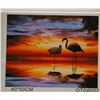 Image 1 : NEW DIY PAINT BY NUMBERS 50CM X 40CM FLAMINGOS